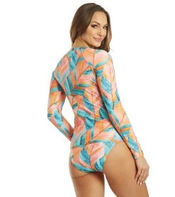 Women's Sunset Palms Surf Shirt -Swim Equipment Store 6976249561256 cor 3a