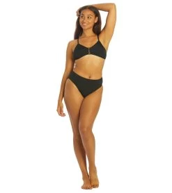 Women's Tomcat Solid Bikini Top -Swim Equipment Store 7012303175848 black 4a