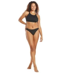 Women's Andy Solid Bikini Bottom -Swim Equipment Store 7012320084136 black 4a