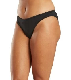 Women's Andy Solid Bikini Bottom -Swim Equipment Store 7012320084136 black 5a