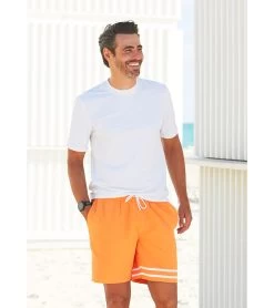 Men's Short Sleeve Rash Guard -Swim Equipment Store 7030197158056 white 3a