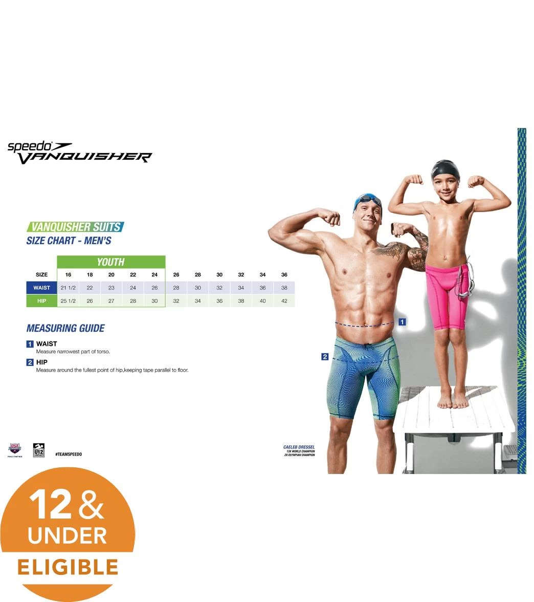 Speedo Men's Print Vanquisher Jammer Tech Suit Swimsuit 7 Speedo Men's Print Vanquisher Jammer Tech Suit Swimsuit - Image 5