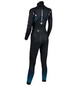 AQUASPHERE Women's Aqua Skin V3 Tri Wetsuit -Swim Equipment Store 7197878681768 blackturquoise 3a