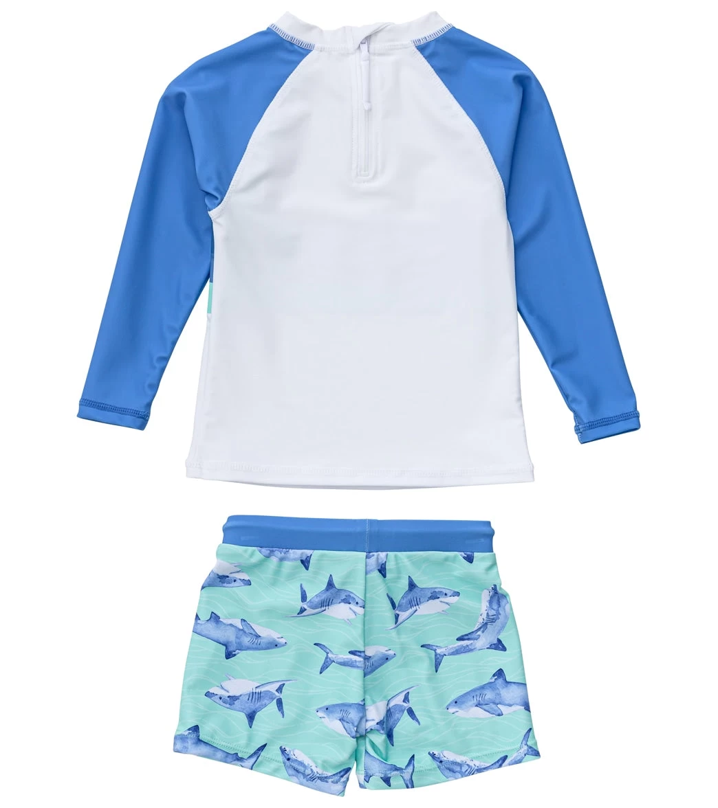 Boys' Minty Shark LS Baby Set (Baby, Toddler, Little Kid) 4 Boys' Minty Shark LS Baby Set (Baby, Toddler, Little Kid) - Image 2