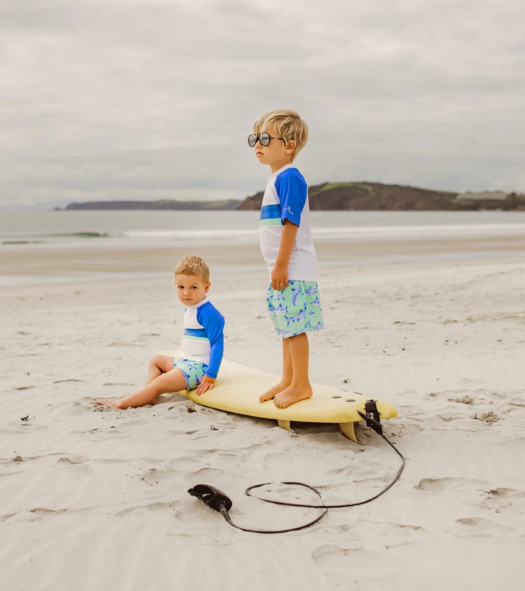 Boys' Minty Shark LS Baby Set (Baby, Toddler, Little Kid) 6 Boys' Minty Shark LS Baby Set (Baby, Toddler, Little Kid) - Image 4