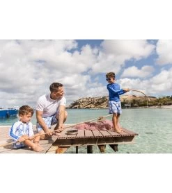 Boys' Penguin Patrol Volley Board Short (Toddler, Little Kid, Big Kid) -Swim Equipment Store 7217020993704 blue 4a