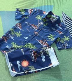 Volcom Boys' Isle Hoppa Scallop Boardshort -Swim Equipment Store 7329062420648 niagara 3a