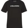 Volcom Boys' Euro Short Sleeve Tee 2 Volcom Boys' Euro Short Sleeve Tee -Swim Equipment Store 7329063403688 black 1a