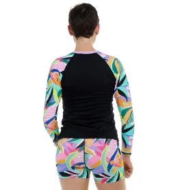 Women's Joyful Parker Long Sleeve UV Rashguard -Swim Equipment Store 7351095066792 multi 3a