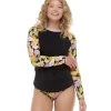 Women's Love Story Parker UV Rashguard -Swim Equipment Store 7351095591080 black 1a