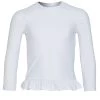 Girls' White UPF 50+ Rash Guard (Baby, Toddler, Little Kid) -Swim Equipment Store 7408490774696 white 1a