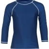 Boys' Navy UPF 50+ Rash Guard (Baby, Toddler, Little Kid) -Swim Equipment Store 7408495820968 navy 1a