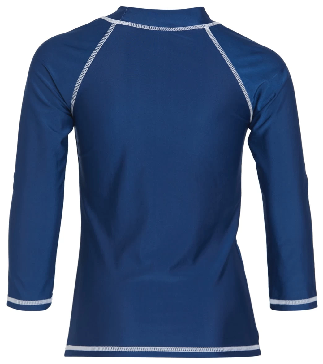 Boys' Navy UPF 50+ Rash Guard (Baby, Toddler, Little Kid) 4 Boys' Navy UPF 50+ Rash Guard (Baby, Toddler, Little Kid) - Image 2