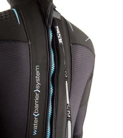 Women's 5mm Space Back Zip Fullsuit Wetsuit -Swim Equipment Store 7429463703720 black 3a