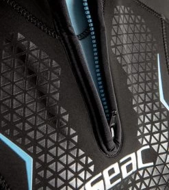 Women's 5mm Space Back Zip Fullsuit Wetsuit -Swim Equipment Store 7429463703720 black 6a