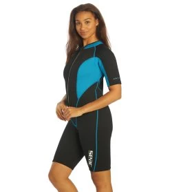 Seac 2MM Women's Ciao Springsuit Wetsuit -Swim Equipment Store 7431600898216 blacklightblue 5a