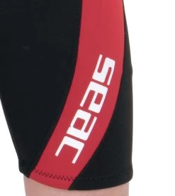 Kids 2.5mm Short Sleeve Ciao -Swim Equipment Store 7456266223784 blackred 3a