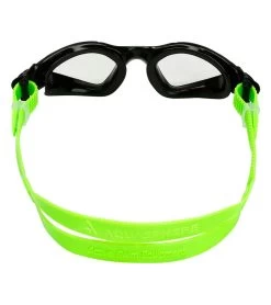 AQUASPHERE Kayenne Jr. Goggle -Swim Equipment Store 7475578634408 clearlensblackwithneongreenstrap 3a