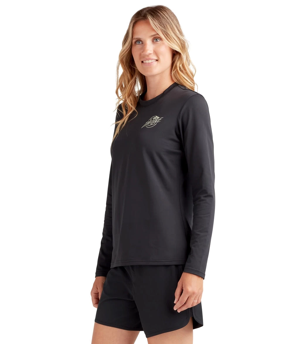 Dakine Women's Mission Crew Long Sleeve UPF 50 Surf Shirt 2 Dakine Women's Mission Crew Long Sleeve UPF 50 Surf Shirt