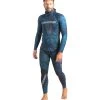 CRESSI 3.5mm Tokugawa Open Cell Hooded Two Piece Wetsuit -Swim Equipment Store 7484568469672 bluecamo 1a