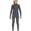 Billabong Youth 3/2mm Absolute GBS Back Zip Fullsuit Wetsuit -Swim Equipment Store 7490791473320 graphite 1a