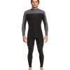 Quiksilver Men's 3/2mm Everyday Sessions Back Zip Fullsuit Wetsuit