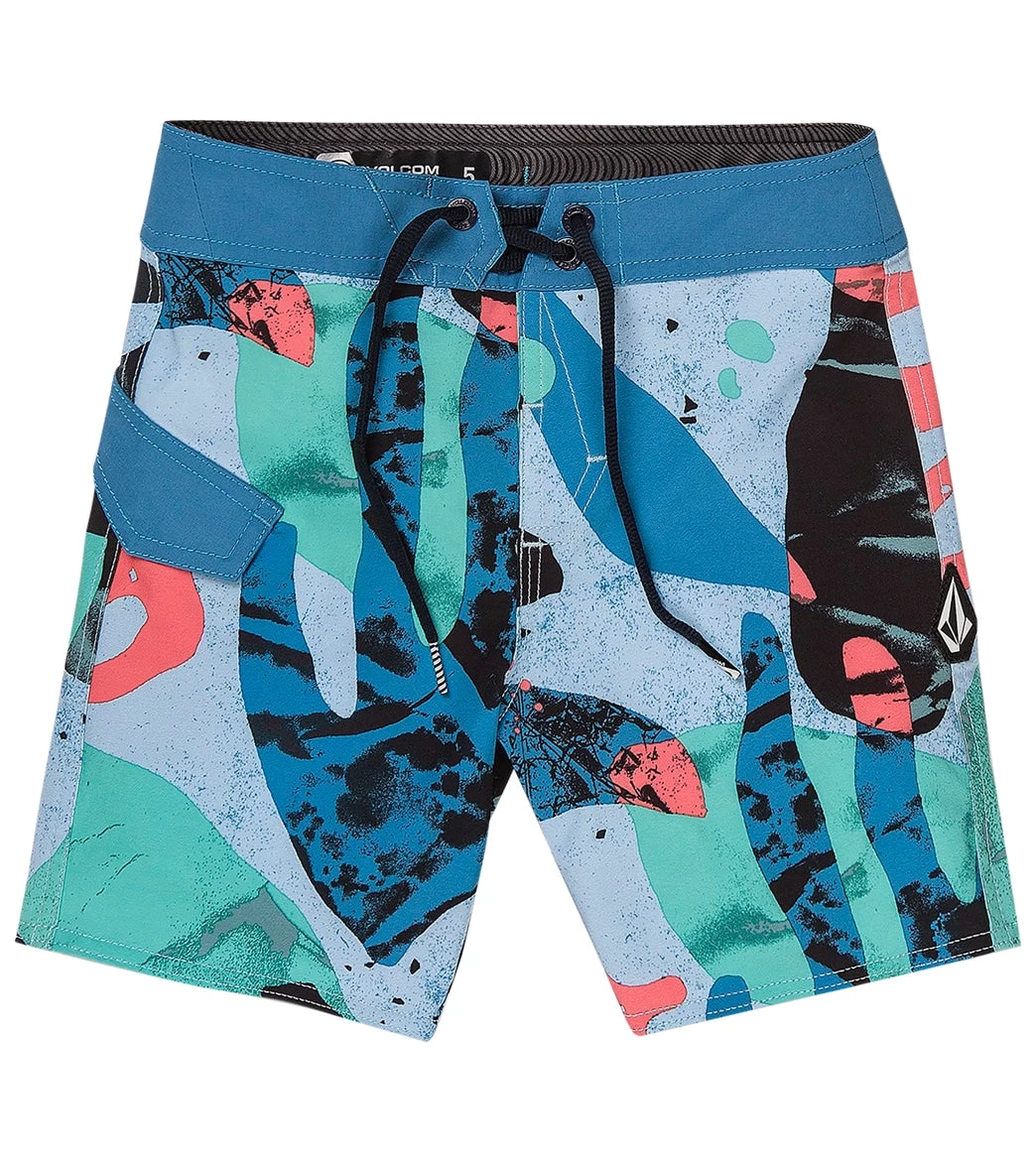 Volcom Boys' Knife Aquatic Mod Boardshorts (Toddler, Little Kid) 3 Volcom Boys' Knife Aquatic Mod Boardshorts (Toddler, Little Kid)