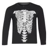 Volcom Boys' Skeleton Long Sleeve Rash Guard (Toddler, Little Kid) -Swim Equipment Store 7507603226792 black 1a