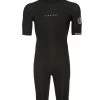 Rip Curl Men's 2/2mm Dawn Patrol Short Sleeve Back Zip Springsuit Wetsuit -Swim Equipment Store 7510131015848 black 1a