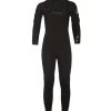 Rip Curl Youth 4/3mm Dawn Patrol Long Sleeve Chest Zip Fullsuit Wetsuit -Swim Equipment Store 7510131474600 black 1a