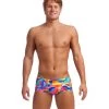 Funky Trunks Men's Radar Rage Classic Trunk Square Leg Swimsuit -Swim Equipment Store 7517434249384 radarrage 1a