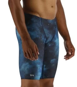 TYR Men's Cosmic Jammer Swimsuit -Swim Equipment Store 7539514900648 tealmulti 2a
