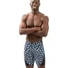 Men's Reliance Atomic Print Color Block Jammer Swimsuit 1 Men's Reliance Atomic Print Color Block Jammer Swimsuit -Swim Equipment Store 7566063796392 atomicblue 1a