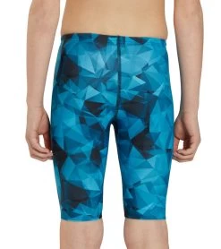 Fractalicious Jammer Swimsuit Youth (22 - 28) -Swim Equipment Store 7595556634792 blue 6a