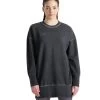 Arena Women's Icons Oversize Crewneck Sweater 2 Arena Women's Icons Oversize Crewneck Sweater -Swim Equipment Store 7596258787496 delaveblackwhite 1a