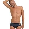 Arena Men's One Big Logo Brief Swimsuit 2 Arena Men's One Big Logo Brief Swimsuit -Swim Equipment Store 7658038001832 asphaltblack 1a