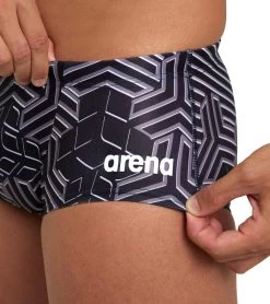 Arena Men's Kikko Pro Low Waist Square Leg Swimsuit -Swim Equipment Store 7658049142952 blackblackmulti 4a