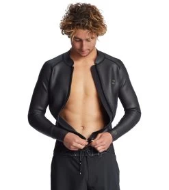 Billabong Men's 4/3mm Absolute GBS Back Zip Fullsuit Wetsuit -Swim Equipment Store 7710353719464 black 5a