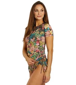 Johnny Was Women's Millo Zebra Surf Shirt -Swim Equipment Store 7716794859688 multi 4a