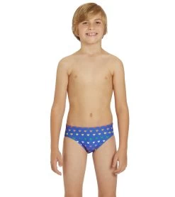 Rainbow Heart Brief Swimsuit Youth (22-28)