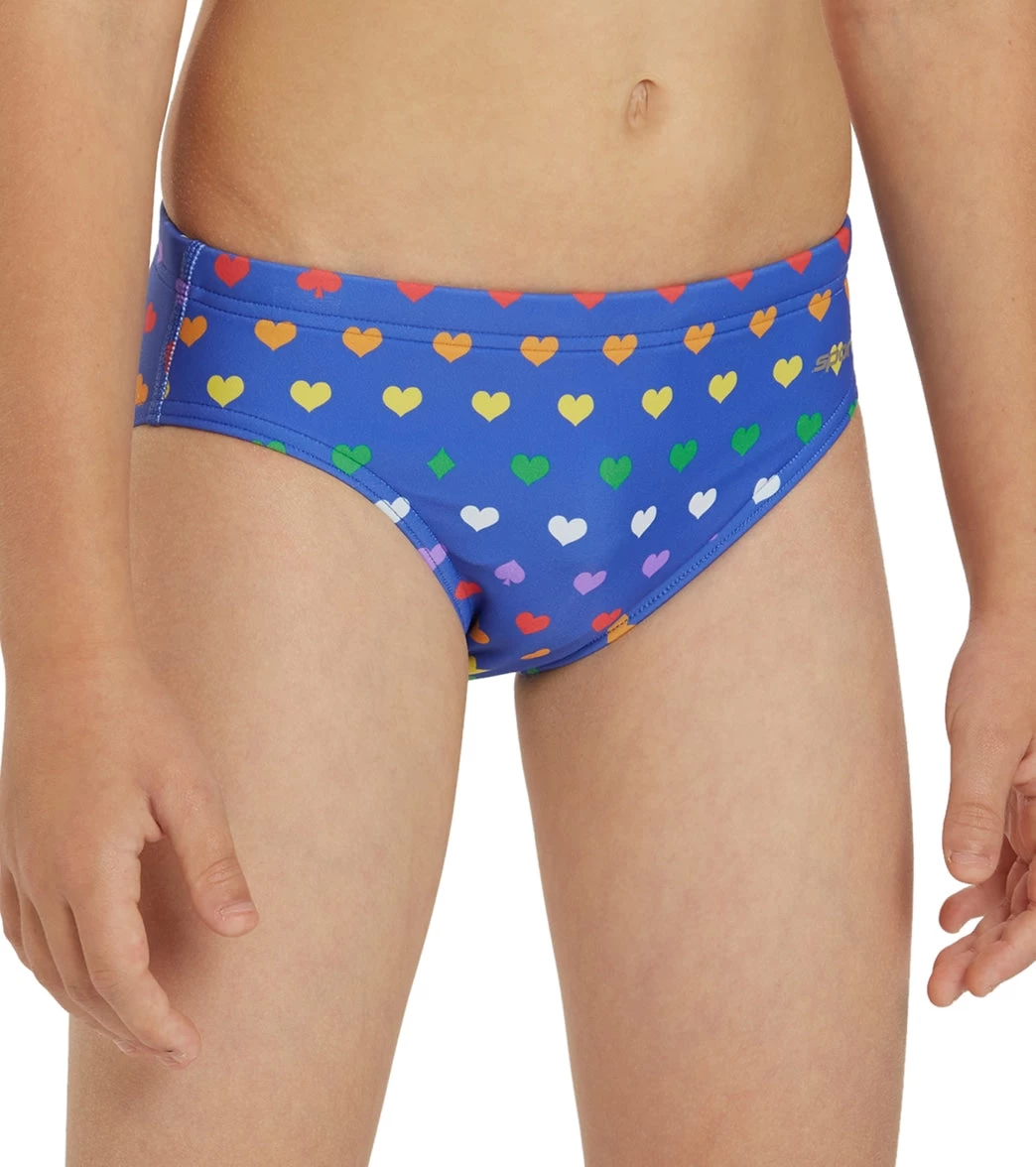 Rainbow Heart Brief Swimsuit Youth (22-28) 9 Rainbow Heart Brief Swimsuit Youth (22-28) - Image 7