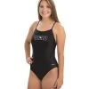 Lifeguard Women's Solid V-2 Back One Piece Swimsuit 1 Lifeguard Women's Solid V-2 Back One Piece Swimsuit -Swim Equipment Store 7775091949736 black 1a